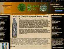 Tablet Screenshot of magickalwinds.com